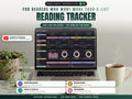 Reading Tracker Spreadsheet for Google Sheets and Excel — cover