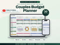 Couples Budget Planner Spreadsheet for Google Sheets and Excel — cover