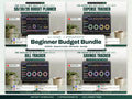 Beginner Budget Bundle: 50/30/20 Budget, Expense Tracker, Bill Tracker and Savings Tracker Spreadsheets — cover