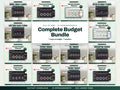 Complete Budget Bundle: 14 Budget Spreadsheets for Budgets, Bills, Debt Payoff, Savings and Net Worth — cover