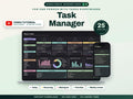 Task Manager Spreadsheet: To Do List with Recurring Tasks, Priorities, Waiting For and Weekly Review for Google Sheets and Excel — cover
