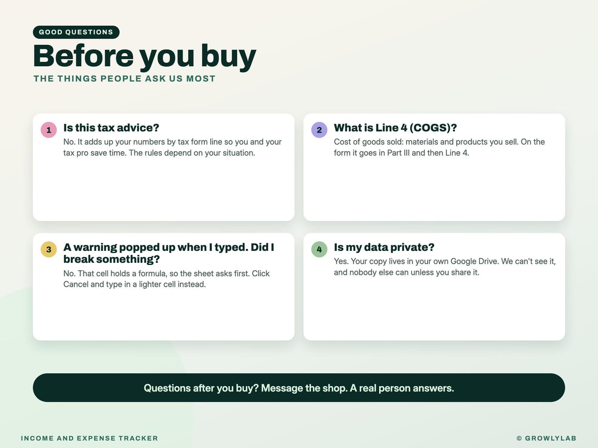 Income and Expense Tracker — questions