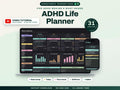 ADHD Life Planner Spreadsheet for Google Sheets and Excel — cover