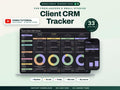 CRM Spreadsheet, Client and Lead Tracker for Google Sheets and Excel — cover