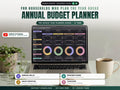 Annual Budget Planner Spreadsheet for Google Sheets and Excel — cover