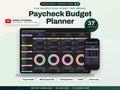Paycheck Budget Planner Spreadsheet for Google Sheets and Excel — cover