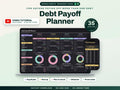 Debt Payoff Planner Spreadsheet for Google Sheets and Excel — cover