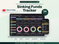 Sinking Funds Tracker Spreadsheet for Google Sheets and Excel — cover