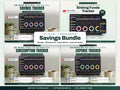 Savings Bundle: Savings Goals, Sinking Funds, Subscription and Expense Tracker Spreadsheets — cover
