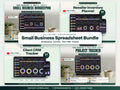 Small Business Spreadsheet Bundle: Bookkeeping, Inventory, Client CRM and Project Tracker — cover