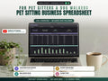 Pet Sitting Business Spreadsheet Google Sheets — cover