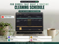 Cleaning Schedule for Google Sheets and Excel — cover